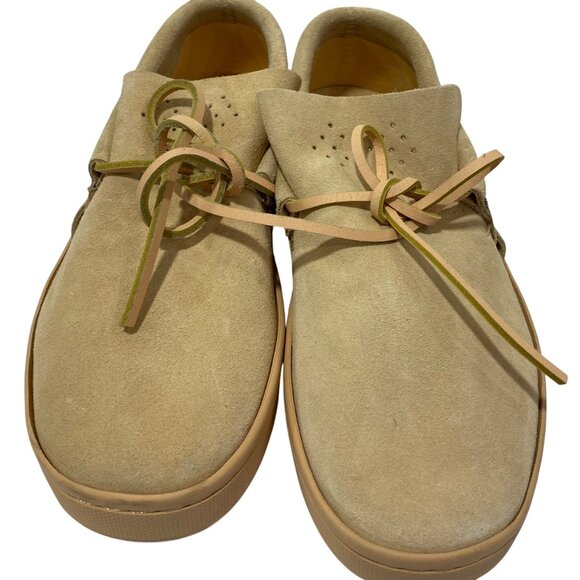 Mens Tan Suede Casual Shoes Size 6.5 Lace-Up Comfortable Durable Sole - Picture 3 of 10